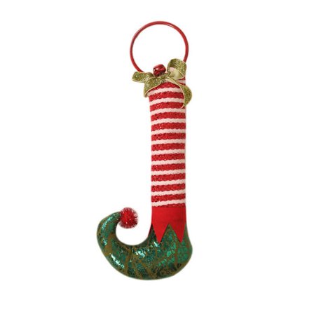 Julegave Ben Picks Plys Stoppede Fødder med Alfer Sko Sticks Ornament