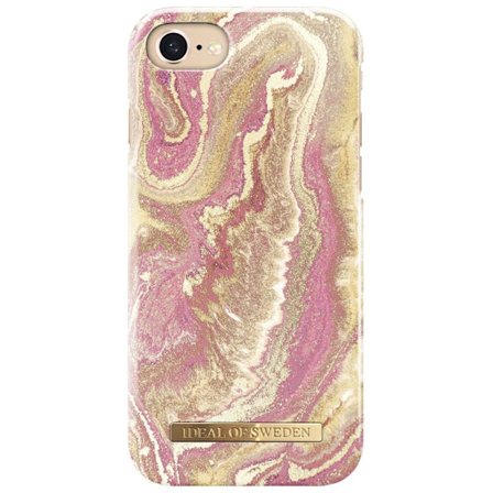 iDeal telefonfodral för Apple iPhone 6/7/8/SE Gen. 2/3(golden blush marble)