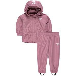 Kids - Hummel Pink Reva Logo Mini Rain Set 3 years (98 cm) - Clothing sets - 3 years (98 cm) - Pink - Mädchen