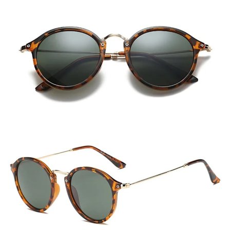 LeonLion Runda Retro Solglasögon Herr Märkes Designer Mode Solglasögon för Män/Kvinnor Vintage Solglasögon Herr Lyx Oculos De Sol