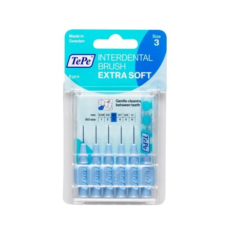 TePe Scovolino Extra Soft Blu Per Pulizia Interdentale Misura ISO
