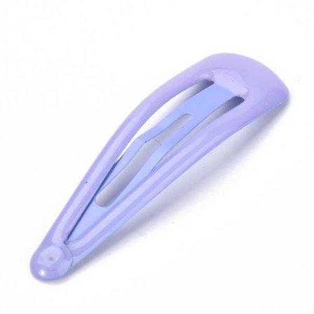 24 st.Emaljerade click-clack hårspänne 46.5x13mm