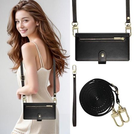 (Til Samsung S22) PU-læder pung etui med kortlommer og stativ