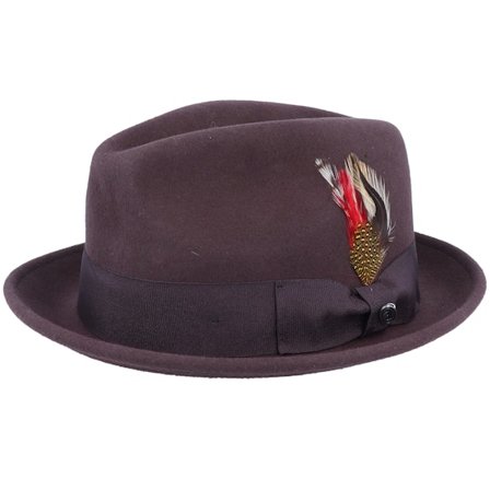 Jaxon & James - Brown - trilby - Hat - Crushable Blues Brown Trilby - Hatstore