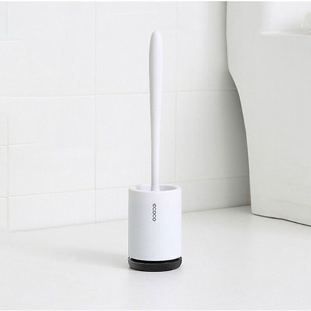 Toalettbørste, antibakteriell, silikon, toalettbørste, toalettbørste sett, toalett