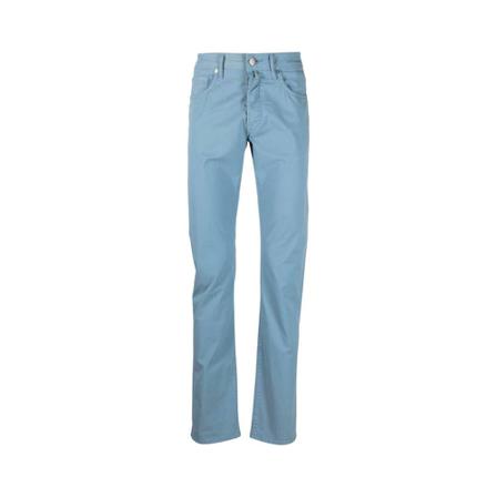 Incotex, Straight Trousers Niebieski, Mężczyzna, Rozmiar: W30