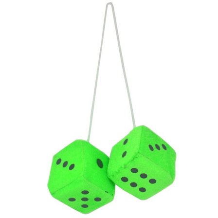 Moniväriset Pehmonopat Auton riippuvalaisimet Uudenvuoden nopat Velvet Dice Malli Sisustus Taustapeilit Muotoilu