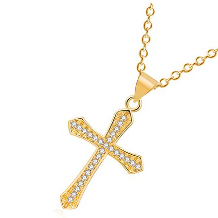 Stilrent Kors Halsband