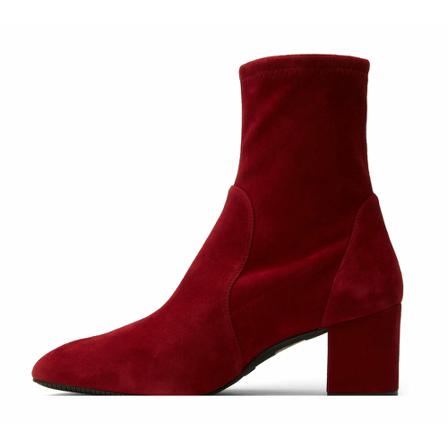 Stuart Weitzman, Heeled Shoes Rood, Dames, Maat:39 EU,suede