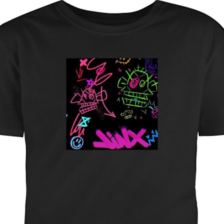 T-Shirt Chelsea Football Club-emblem i svart og gull med løvemotiv, sirkulær logo i elegant og luksuriøs metallisk stil