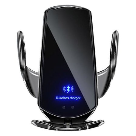 Trådlös billaddare mobiltelefonhållare induktion öppna och stänga bil