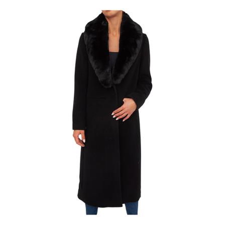 Liu Jo, Single-Breasted Coats Czarny, Kobieta, Rozmiar: S