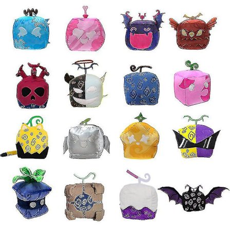 Uusi Blox Fruits Pehmo Demonic Fruit -pehmolelunukke CAN olla loistava valinta syntymäpäivälahjaksi ystäville-yvan