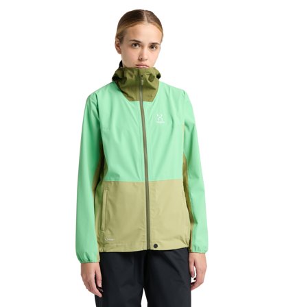 Haglöfs Sparv Proof Jacket Women Mint stone/Thyme green - Naiset - XL