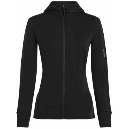 Icebreaker W's Merino 260 Quantum LS Zip Hoodie Black