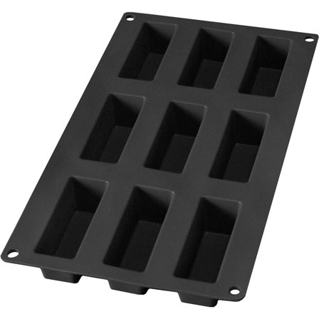 Lékué 9 Mini Rektangulära Svart Silikon | Bakning > Kakbakformar > Bakform | Bagaren och Kocken