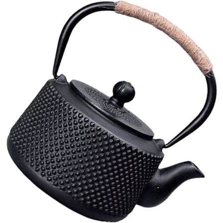 Tearoom Supplies 900ml Støpejern Tekanne Jern Tekanne for Hjemmekontor Hotell