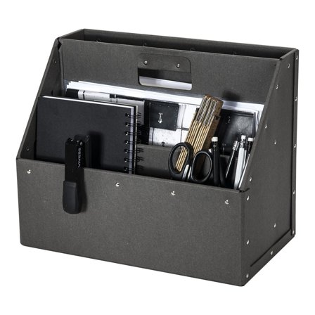 BIGSO BOX Förvaring med handtag grå - Lyreco - Kontorsmaterial - Arkivering och kontorsförvaring - Förvaringslådor