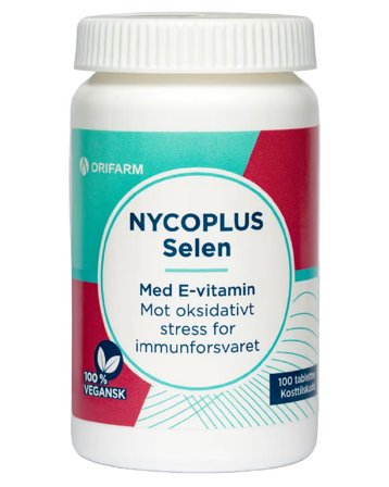 Nycoplus Selen med E-vitamin tabletter 100 stk