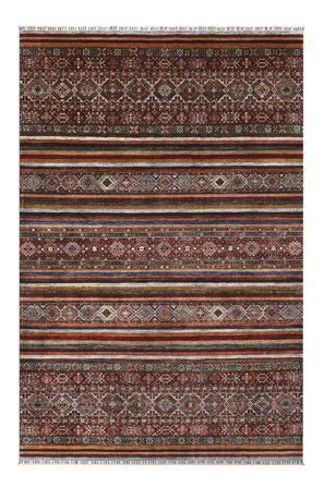 Anudada A Mano Shabargan Alfombra 251X364 De Lana Grande