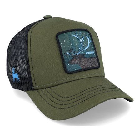 Capslab - Green - trucker - Cap - Fantastic Beasts Forest Dark Green/Black Trucker - Hatstore