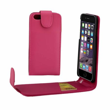 Iphone 7 & 8 Flipfodral Med Kortfack - Mörkrosa Mörkrosa