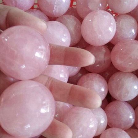 1 kpl Healing Crystal Natural Pink Rose Quartz jalokivipallo Divi