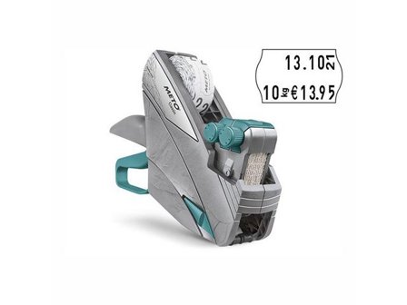 METO Prismärkare Classic 1626M 26x16mm 2 rader - Lyreco - Kontorsmaterial - Butiksmaterial - Prisetiketter och prismärkare