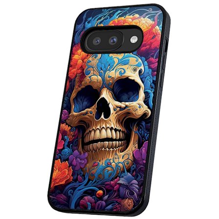 Google Pixel 9A - Cover/Mobilcover Skull