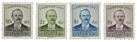 Luxembourg 1951 - Postfrisk - MICHEL 484-87