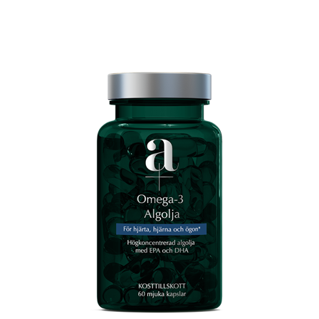 A+ Omega-3 algeolje 60 myke kapsler