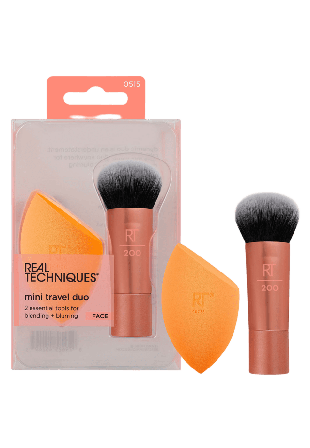 Real Techniques Mini Travel Duo Penslar & svampar Dam 1 PCS