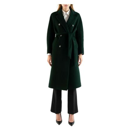 Doris S, Hester long coat Groen, Dames, Maat:L