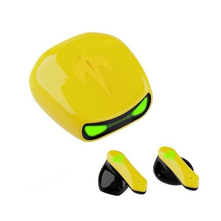 Tws trådløse Bluetooth 5.2-øretelefoner med lav latenstid E-sports Gaming Headset Hifi Stereo-hovedtelefoner In-ear-øretelefoner med LED-åndedrætslys 