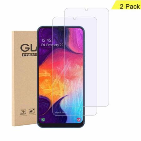2 Pack Samsung Galaxy A02s Härdat Glas Skärmskydd Transparent
