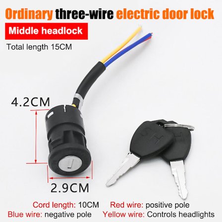 Elcykel Tändningsnyckel Power Power Lock E-bike Co