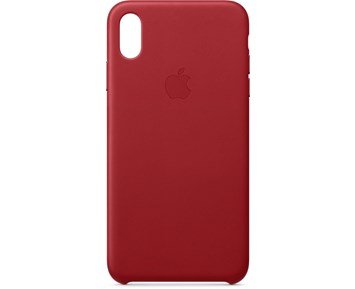 Apple iPhone XS Max Leather Case - (PRODUCT)RED - Originalskal i läder till iPhone XS Max