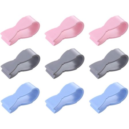 9 stk Dynebetræk Plastikklips Uden Nål Anti-Skift Dyne Fas