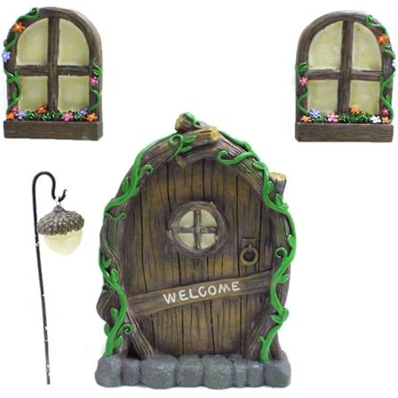 Elf Dörr Kit Trädgård Feer Och Elf Dörrar Miniatyr Fe Dekorationer