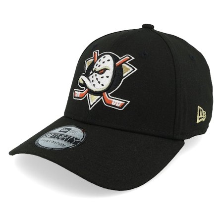 New Era - NHL Zwart flexfit Cap - Anaheim Ducks 39THIRTY Black Flexfit @ Hatstore