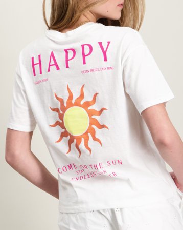 Kids ONLY KOGSOLI-VERAS S/S TOP CS JRS Hvid Toppe/Bluser Pige - Kids Brand Store