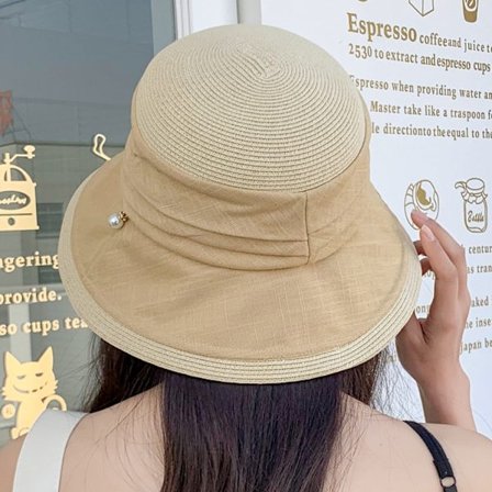 Storbremmet Japansk Ansiktsdekkende Sommer Fiskehatt