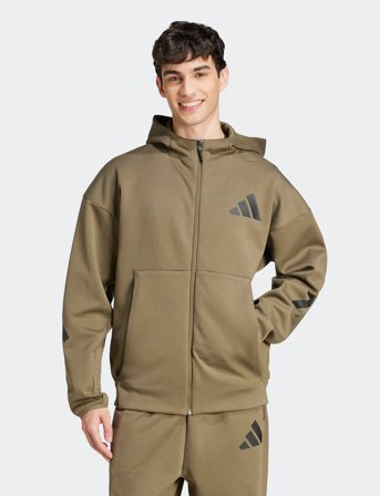 adidas Sportswear M Z.n.e. Fz - Khaki green - M