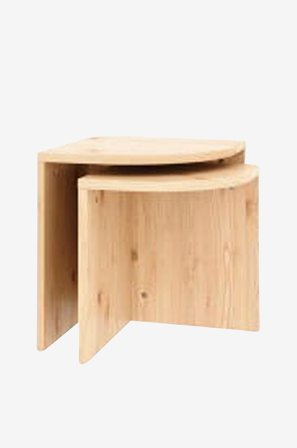 Karup Design - Yhdistä sivupöydän setti - Keltainen - Pikkupöydät - - Homeroom