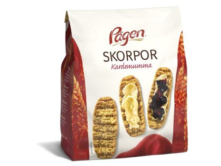 PÅGEN Skorpor Kardemumma 240g - Lyreco - Kök och servering - Ätbart - Kakor och bröd