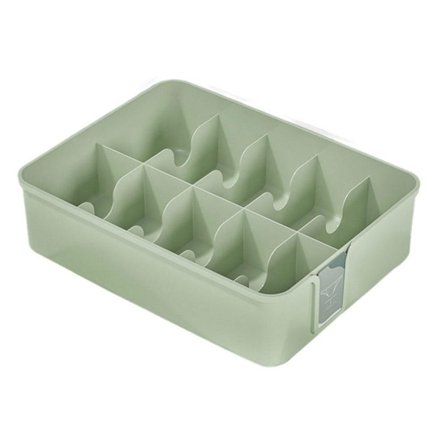 Undertøy Oppbevaringsboks Skuff Organizer GRØNN 10CELLS 10CELLS