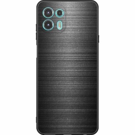 Motorola Edge 20 Lite Svart Skal Brushed Metal