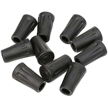 10-pack Gummimattor för Vandring, Nordic Walking Gummibumpers för Stavar