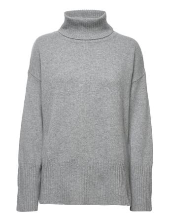 D1. Lounge Rollneck Sweater Turtleneck Polotröja Grå GANT