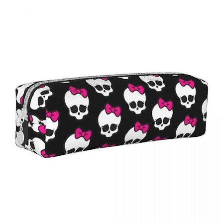 2024 Monster High Anime -penaali tytöille ja pojille, suuri säilytyslaukku, vetoketjullinen koulutarvike - Excellence FFN